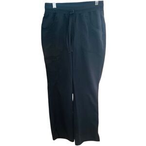 Scrubstar Black Scrub pants with Elastic Waistband and drawstring size XS